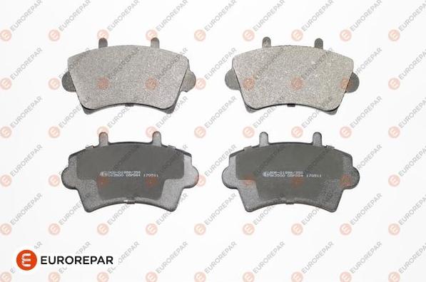 EUROREPAR 1617258880 - Kit de plaquettes de frein, frein à disque cwaw.fr