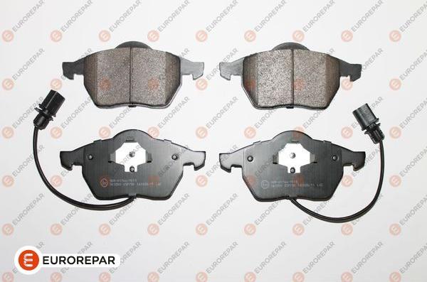 EUROREPAR 1617253080 - Kit de plaquettes de frein, frein à disque cwaw.fr