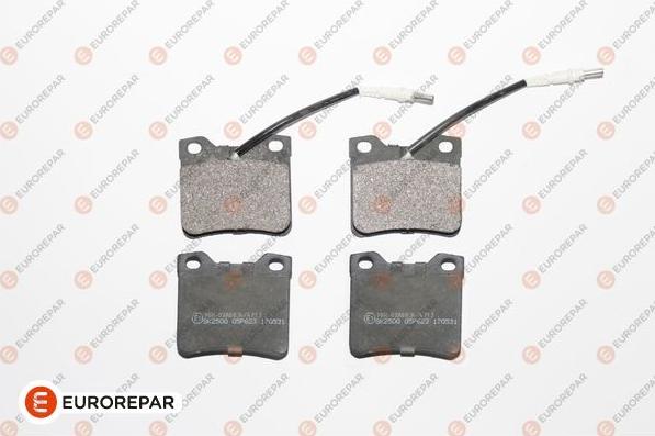 EUROREPAR 1617253380 - Kit de plaquettes de frein, frein à disque cwaw.fr