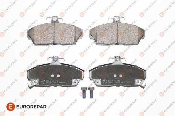 EUROREPAR 1617252980 - Kit de plaquettes de frein, frein à disque cwaw.fr