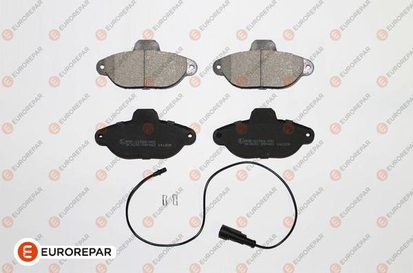 EUROREPAR 1617252680 - Kit de plaquettes de frein, frein à disque cwaw.fr