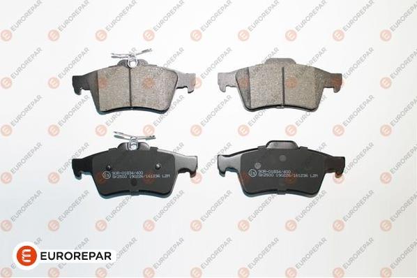 EUROREPAR 1617257980 - Kit de plaquettes de frein, frein à disque cwaw.fr