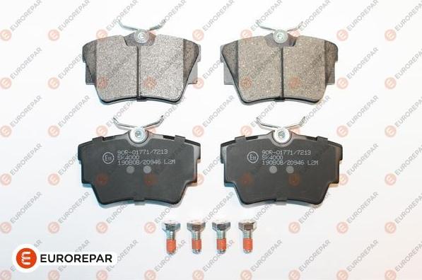 EUROREPAR 1617269080 - Kit de plaquettes de frein, frein à disque cwaw.fr