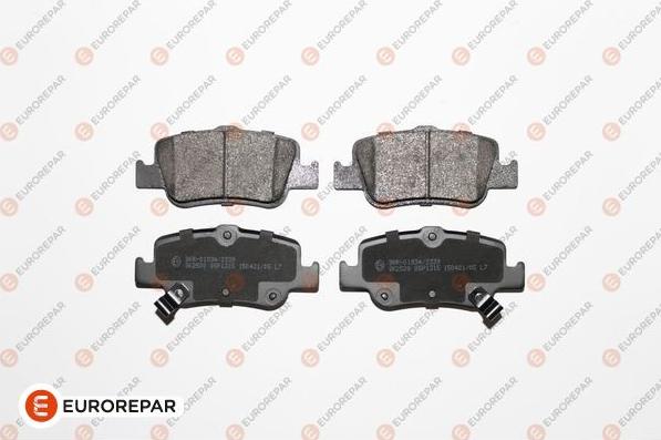 EUROREPAR 1617269380 - Kit de plaquettes de frein, frein à disque cwaw.fr