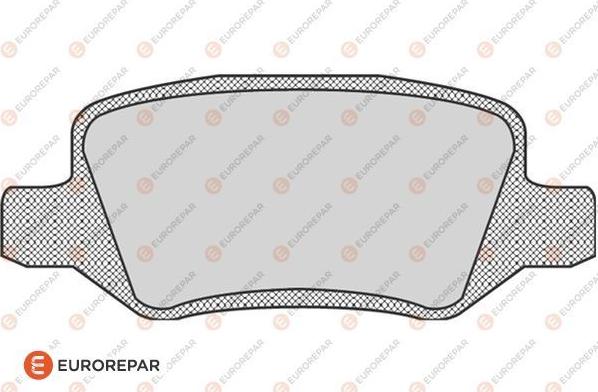 EUROREPAR 1617264380 - Kit de plaquettes de frein, frein à disque cwaw.fr