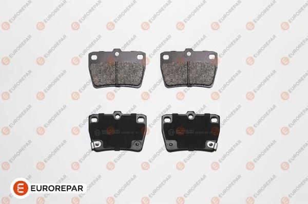 EUROREPAR 1617265680 - Kit de plaquettes de frein, frein à disque cwaw.fr