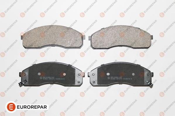 EUROREPAR 1617266880 - Kit de plaquettes de frein, frein à disque cwaw.fr