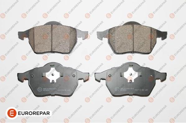 EUROREPAR 1617260680 - Kit de plaquettes de frein, frein à disque cwaw.fr