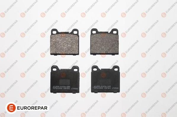 EUROREPAR 1617260880 - Kit de plaquettes de frein, frein à disque cwaw.fr