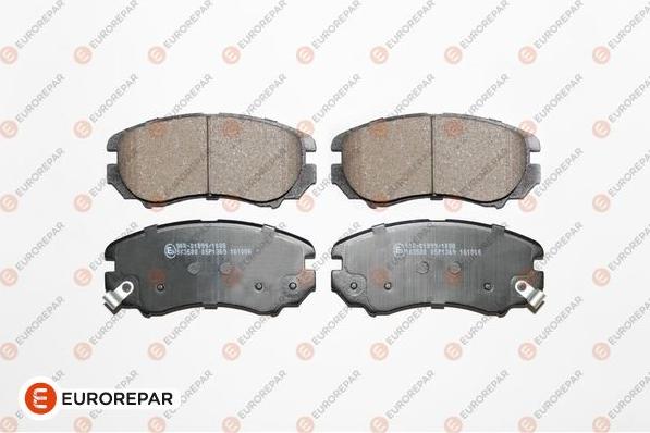 EUROREPAR 1617263680 - Kit de plaquettes de frein, frein à disque cwaw.fr