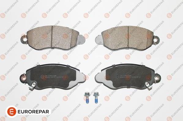 EUROREPAR 1617263880 - Kit de plaquettes de frein, frein à disque cwaw.fr