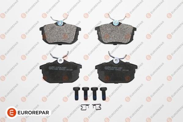 EUROREPAR 1617263280 - Kit de plaquettes de frein, frein à disque cwaw.fr