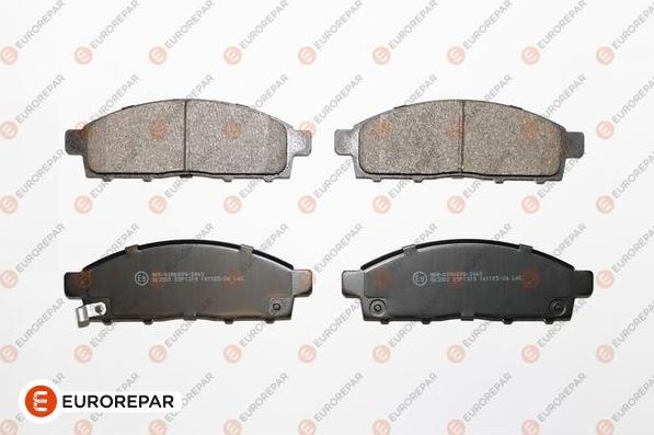 EUROREPAR 1617285380 - Kit de plaquettes de frein, frein à disque cwaw.fr