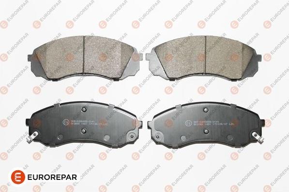 EUROREPAR 1617286080 - Kit de plaquettes de frein, frein à disque cwaw.fr