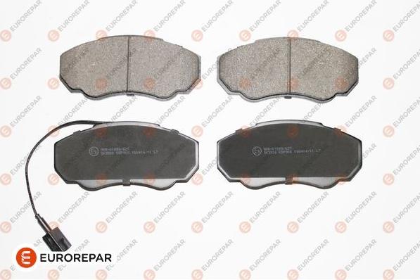 EUROREPAR 1617280580 - Kit de plaquettes de frein, frein à disque cwaw.fr