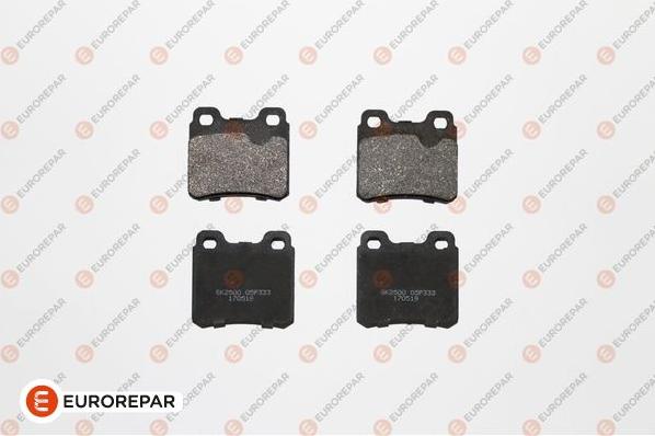 EUROREPAR 1617280180 - Kit de plaquettes de frein, frein à disque cwaw.fr