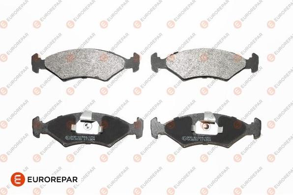 EUROREPAR 1617280780 - Kit de plaquettes de frein, frein à disque cwaw.fr