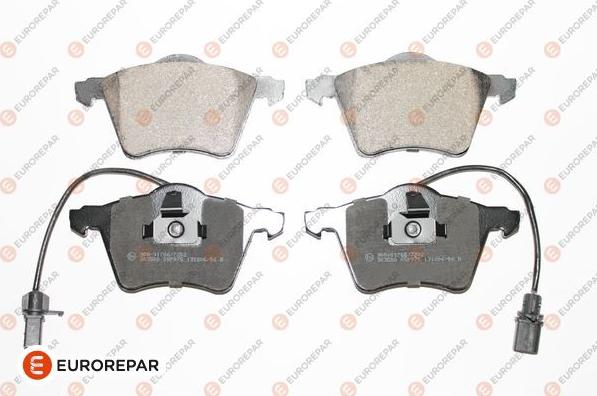 EUROREPAR 1617281680 - Kit de plaquettes de frein, frein à disque cwaw.fr