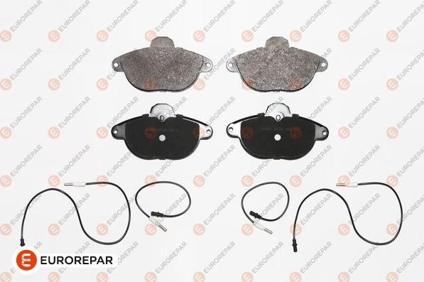 EUROREPAR 1617281080 - Kit de plaquettes de frein, frein à disque cwaw.fr