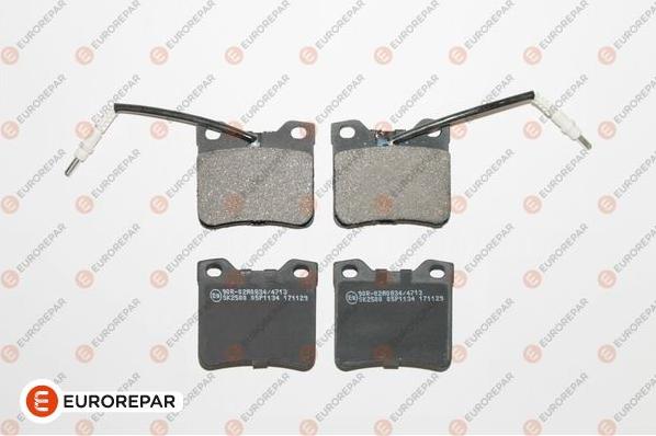 EUROREPAR 1617281880 - Kit de plaquettes de frein, frein à disque cwaw.fr