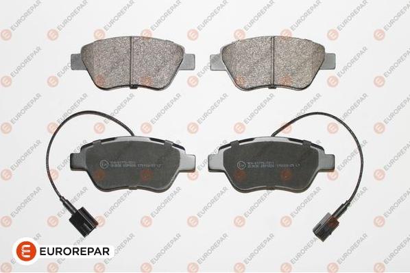 EUROREPAR 1617283380 - Kit de plaquettes de frein, frein à disque cwaw.fr