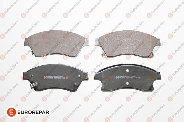 EUROREPAR 1617287480 - Kit de plaquettes de frein, frein à disque cwaw.fr