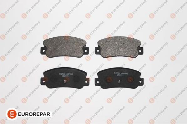 EUROREPAR 1617279480 - Kit de plaquettes de frein, frein à disque cwaw.fr