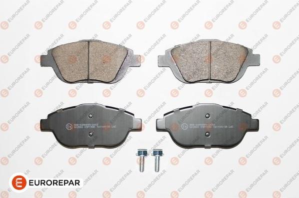 EUROREPAR 1617275680 - Kit de plaquettes de frein, frein à disque cwaw.fr