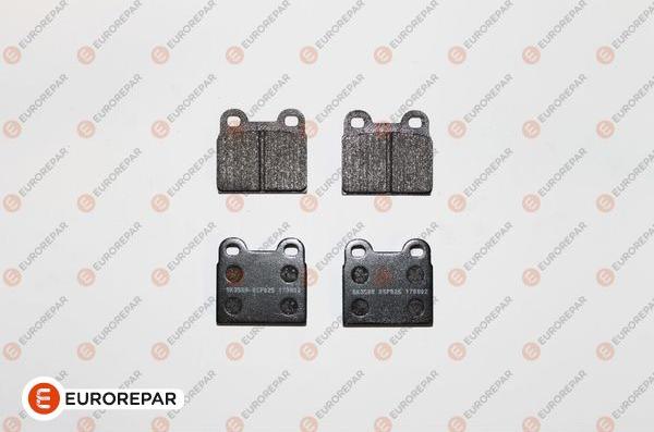 EUROREPAR 1617275380 - Kit de plaquettes de frein, frein à disque cwaw.fr