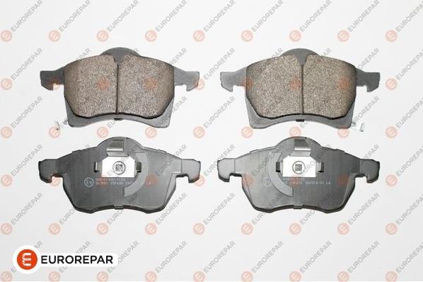 EUROREPAR 1617275780 - Kit de plaquettes de frein, frein à disque cwaw.fr