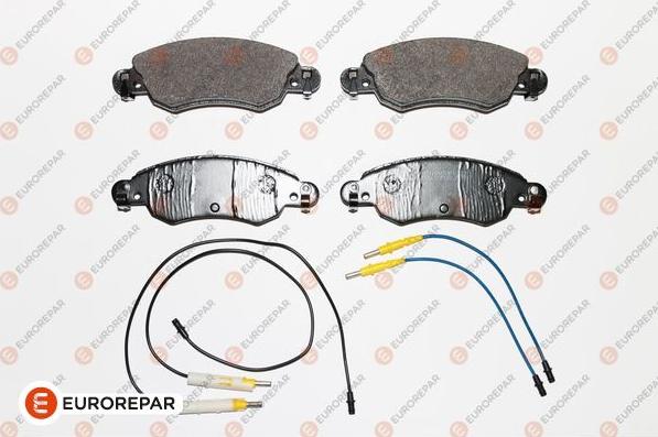 EUROREPAR 1617276080 - Kit de plaquettes de frein, frein à disque cwaw.fr