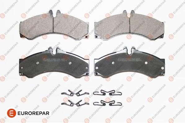 EUROREPAR 1617276280 - Kit de plaquettes de frein, frein à disque cwaw.fr