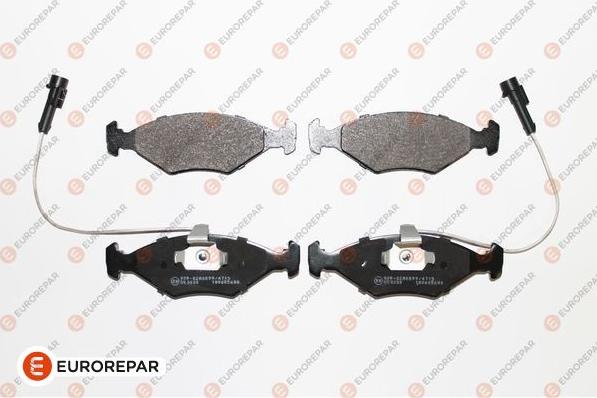 EUROREPAR 1617276780 - Kit de plaquettes de frein, frein à disque cwaw.fr