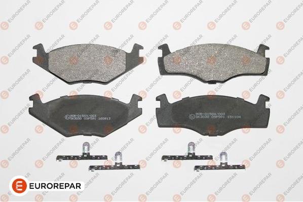 EUROREPAR 1617270580 - Kit de plaquettes de frein, frein à disque cwaw.fr