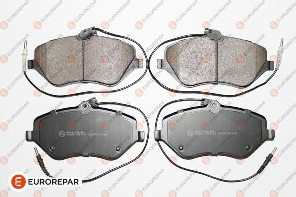 EUROREPAR 1617270180 - Kit de plaquettes de frein, frein à disque cwaw.fr