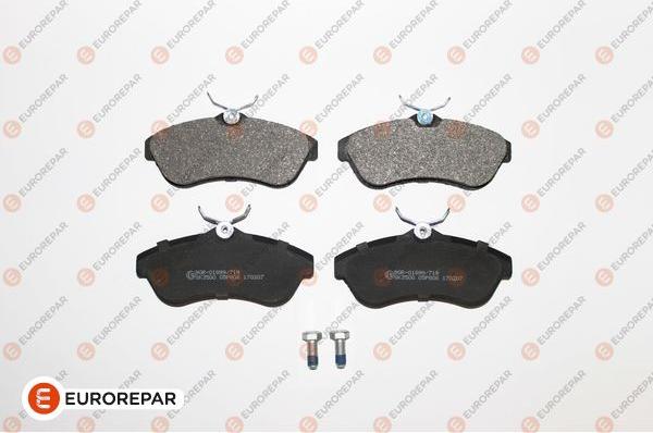 EUROREPAR 1617270280 - Kit de plaquettes de frein, frein à disque cwaw.fr