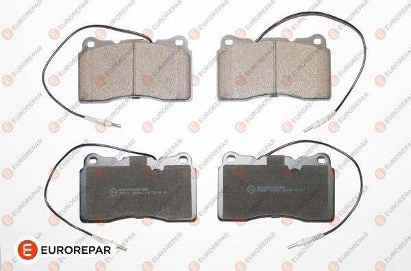 EUROREPAR 1617278980 - Kit de plaquettes de frein, frein à disque cwaw.fr