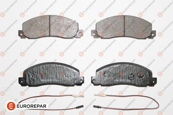 EUROREPAR 1617273480 - Kit de plaquettes de frein, frein à disque cwaw.fr