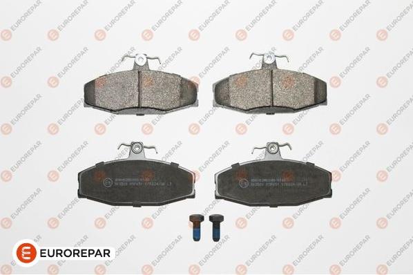 EUROREPAR 1617273780 - Kit de plaquettes de frein, frein à disque cwaw.fr