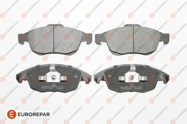 EUROREPAR 1617272980 - Kit de plaquettes de frein, frein à disque cwaw.fr