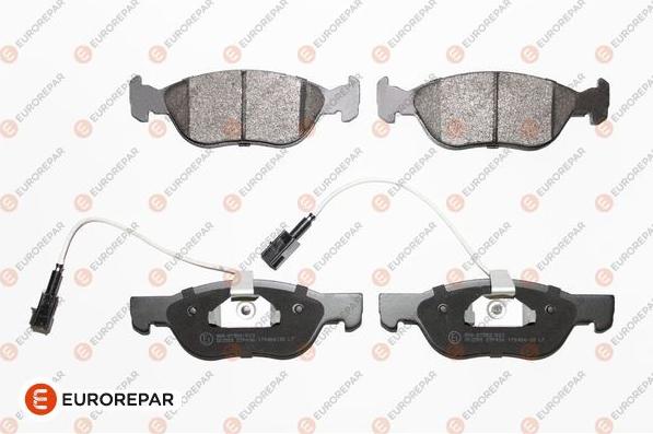 EUROREPAR 1617277780 - Kit de plaquettes de frein, frein à disque cwaw.fr