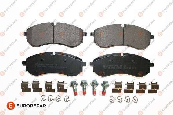 EUROREPAR 1689800980 - Kit de plaquettes de frein, frein à disque cwaw.fr