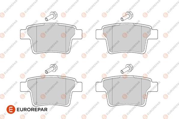 EUROREPAR 1686269980 - Kit de plaquettes de frein, frein à disque cwaw.fr