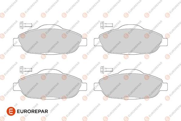 EUROREPAR 1686269680 - Kit de plaquettes de frein, frein à disque cwaw.fr