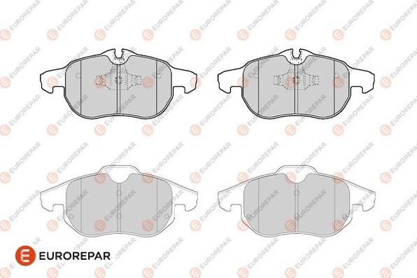 EUROREPAR 1686269180 - Kit de plaquettes de frein, frein à disque cwaw.fr