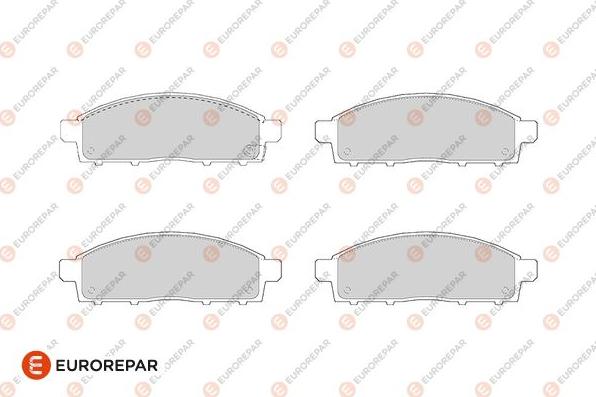 EUROREPAR 1686264980 - Kit de plaquettes de frein, frein à disque cwaw.fr