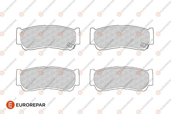 EUROREPAR 1686264480 - Kit de plaquettes de frein, frein à disque cwaw.fr