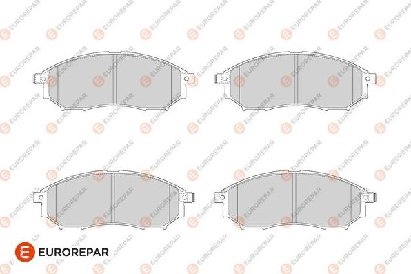 EUROREPAR 1686264580 - Kit de plaquettes de frein, frein à disque cwaw.fr