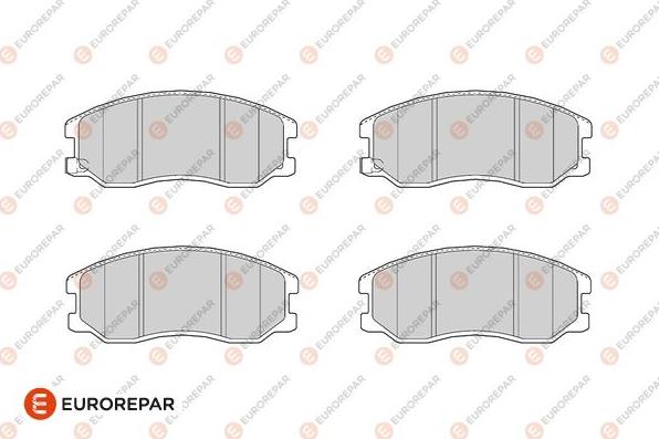 EUROREPAR 1686264680 - Kit de plaquettes de frein, frein à disque cwaw.fr