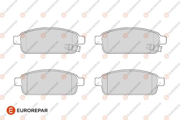 EUROREPAR 1686264080 - Kit de plaquettes de frein, frein à disque cwaw.fr